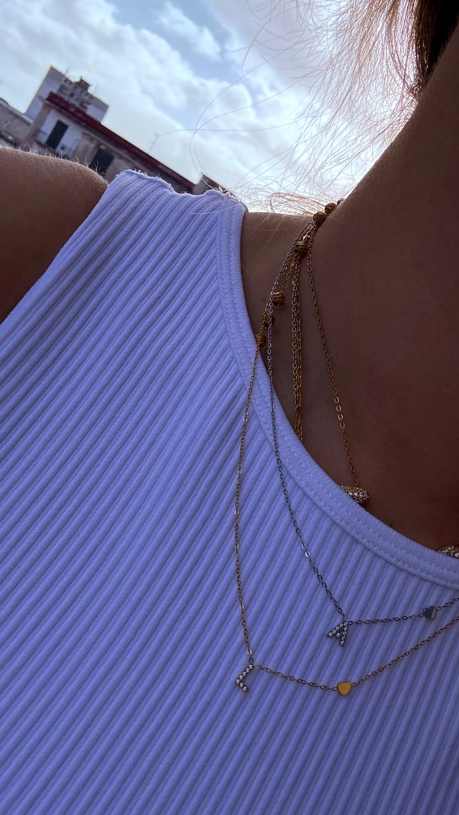 COLLANA LETTERA MINIMAL